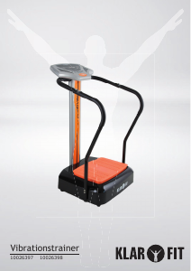 Bruksanvisning Klarfit 10026397 Goodvibe Vibrationsplatte
