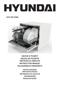 Manual Hyundai DTC 657 DW8 Dishwasher