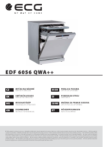 Priročnik ECG EDF 6056 QWA++ Pomivalni stroj