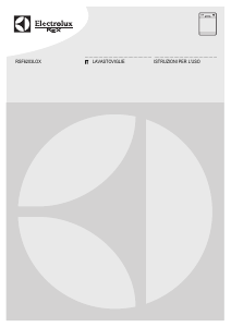 Manuale Electrolux-Rex RSF6203LOX Lavastoviglie