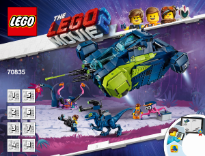 Handleiding Lego set 70835 Movie Rex's verkenner!