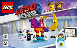 Návod Lego set 70824 Movie Predstavujeme kráľovnú Watevru Wanabi