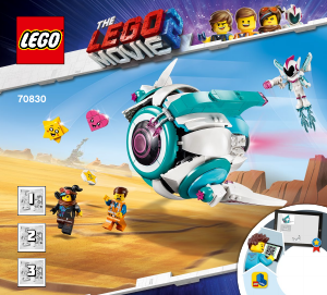 Kullanım kılavuzu Lego set 70830 Movie Tatlı Kargaşanın Systar Uzay Gemisi!