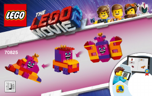 Instrukcja Lego set 70825 Movie Pudełko konstruktora Królowej Wisimi!