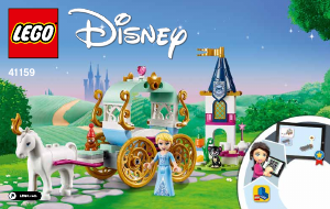 Manual Lego set 41159 Disney Princess Cinderallas carriage ride