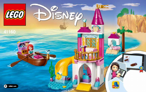 Manual de uso Lego set 41160 Disney Princess Castillo en la costa de Ariel