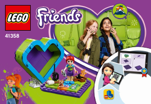 Brugsanvisning Lego set 41358 Friends Mias hjerteæske
