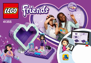 Käyttöohje Lego set 41355 Friends Emman sydänlaatikko
