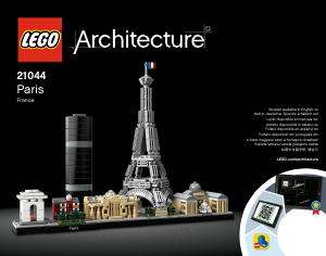 Instrukcja Lego set 21044 Architecture Paryż