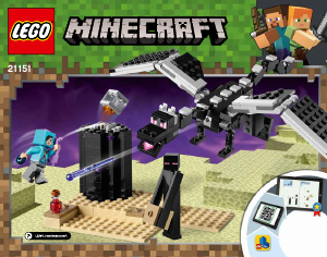Handleiding Lego set 21151 Minecraft Het laatste gevecht