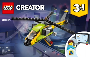 Manual Lego set 31092 Creator Helicopter adventure