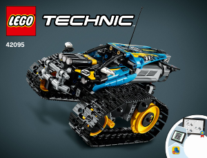 Manual Lego set 42095 Technic Carro de acrobacias telecomandado