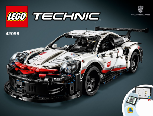 Handleiding Lego set 42096 Technic Porsche 911 RSR
