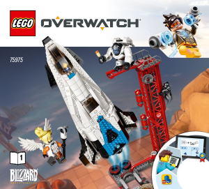 Manual de uso Lego set 75975 Overwatch Observatorio - Gibraltar