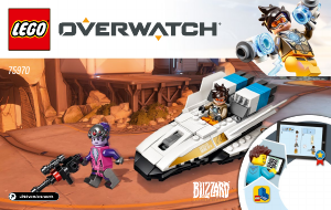 Manual Lego set 75970 Overwatch Tracer contra Widowmaker