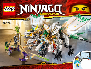 Használati útmutató Lego set 70679 Ninjago Az Ultra sárkány