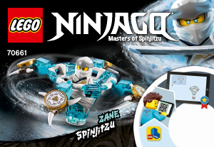 Käyttöohje Lego set 70661 Ninjago Spinjitzu-Zane