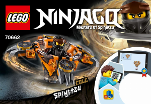 Handleiding Lego set 70662 Ninjago Spinjitzu Cole