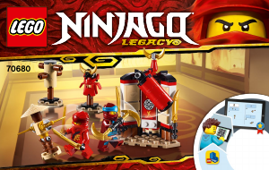 Használati útmutató Lego set 70680 Ninjago Kolostori kiképzés