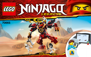 Használati útmutató Lego set 70665 Ninjago Szamuráj mech