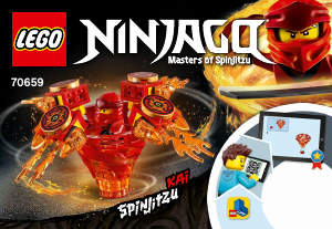 Manual de uso Lego set 70659 Ninjago Spinjitzu Kai