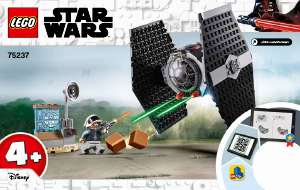 Käyttöohje Lego set 75237 Star Wars TIE-hävittäjän hyökkäys