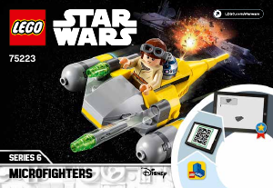 Manual Lego set 75223 Star Wars Naboo Starfighter Microfighter