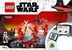 Käyttöohje Lego set 75225 Star Wars Eliittipretoriaanikaarti-taistelupaketti