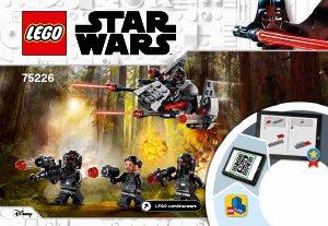 Návod Lego set 75226 Star Wars Bojový balíček komanda Inferno