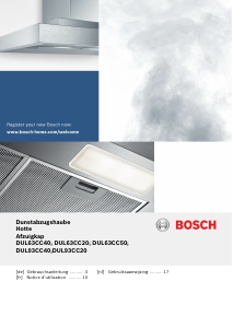 Mode d’emploi Bosch DUL93CC20 Hotte aspirante