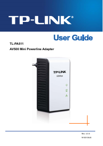 Manual TP-Link TL-PA511 Powerline Adapter