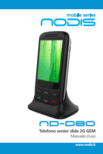 Manuale Nodis ND-D80 Telefono cellulare