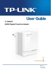 Handleiding TP-Link TL-PA6010 Powerline adapter