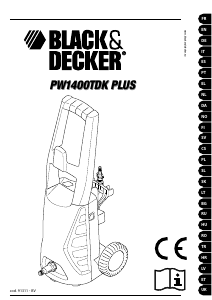 Priročnik Black and Decker PW1400TDK Plus Tlačni pralni stroj