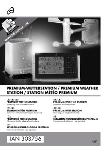 Mode d’emploi Auriol IAN 303756 Station météo