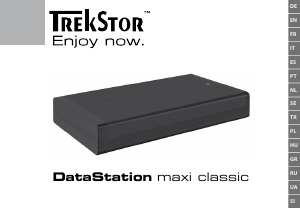 Használati útmutató TrekStor DataStation maxi classic Merevlemez-meghajtó