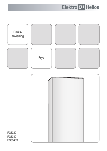 Bruksanvisning ElektroHelios FG3340 Frys