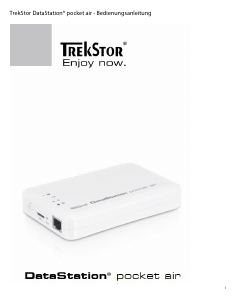 Bedienungsanleitung TrekStor DataStation pocket air Festplatte