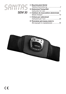 Bedienungsanleitung Sanitas SEM 30 Elektrostimulator