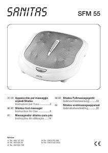 Bedienungsanleitung Sanitas SFM 55 Massagegerät
