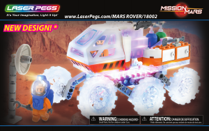 Handleiding Laser Pegs set 18002 Mission Mars Rover