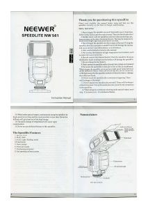 Bruksanvisning Neewer Speedlite NW 561 Blixt