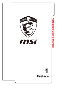 Handleiding MSI GT72 6QE Dominator Pro G Laptop