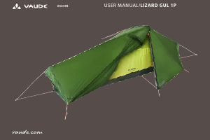 Manual Vaude Lizard GUL 1P Tent