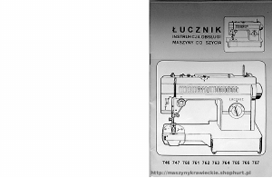 Instrukcja Łucznik 762 Maszyna do szycia