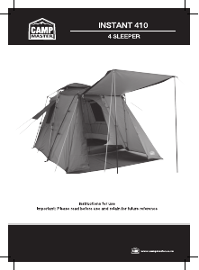 Manual Camp Master Instant 410 Tent