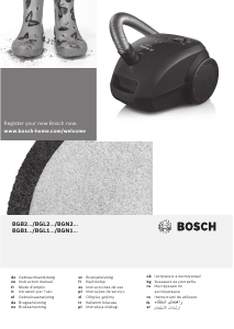 Kullanım kılavuzu Bosch BGN2A111 Elektrikli süpürge