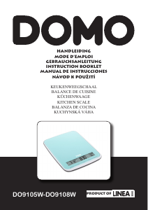 Manual de uso Domo DO9105W Báscula de cocina