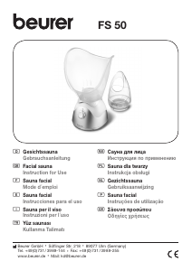 Bedienungsanleitung Beurer FS 50 Gesichtssauna