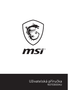 Manuál MSI GE73 Raider RGB 8RE Laptop